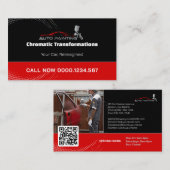 Werkplaats voor automatisch schilderen | beroeps visitekaartje (Voorkant / Achterkant)