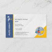 Werkplaats voor automatisch schilderen | Professio Visitekaartje (Voorkant)