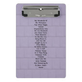 Werkplaatsinspiratie Mini Klembord (Voorkant)