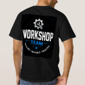 ⚙️ Werkplaatsteam Modern Garage⚙️ T-shirt (Achterkant)