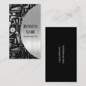Werkplaatstools voor zwart en zilver Visitekaartje (Voorkant / Achterkant)