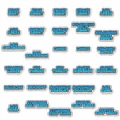 Werkplannerstickers voor onderlichaam sticker (Voorkant)
