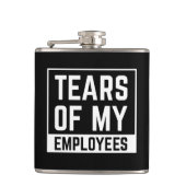 Werkplek cadeau Tranen van mijn medewerkers HR Bos Heupfles (Voorkant)