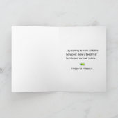 Werkplek Humor kater Grappige St. Patrick Kaart (Binnen)