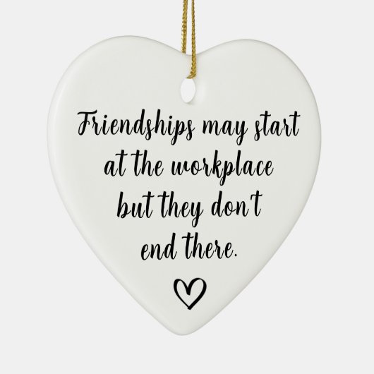Werkplek Vriendschappen Keramisch Ornament (Rechts)