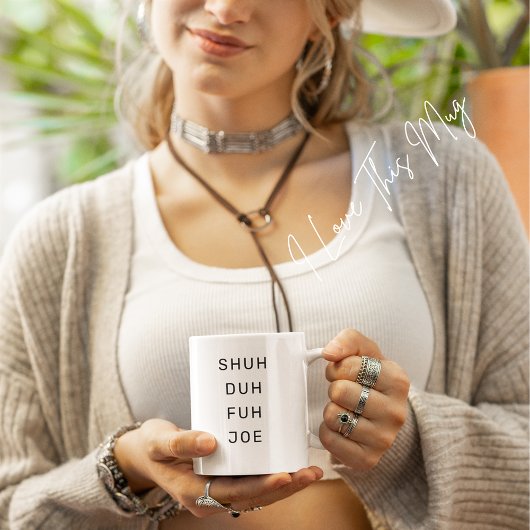 Werkplek Wits Modern Birthday Banter voor College Tweekleurige Koffiemok