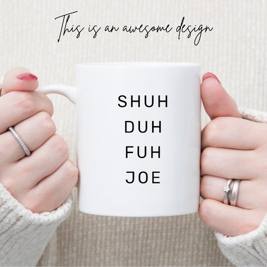 Werkplek Wits Modern Birthday Banter voor College Tweekleurige Koffiemok