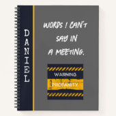 WerkplekHumor! Aangepast leuk Notitieboek (Voorkant)