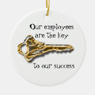 Werkplekwaardering Bedankt Business Keramisch Ornament