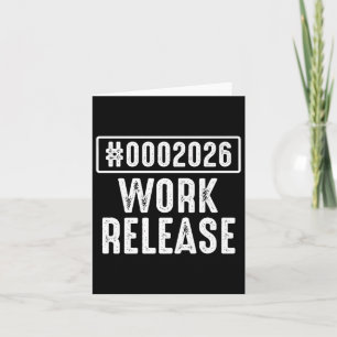 Werkrelease 2026 Grappige Codeur Ingenieur Pensioe Kaart