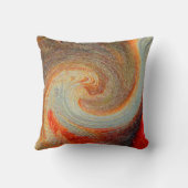 Werkset voor pasgeborenen Tie-Dye Bruin Rood Groov Kussen (Achterkant)