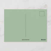 werkshop — Kerstman Briefkaart (Achterkant)