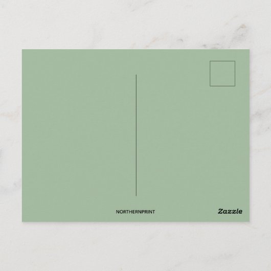  werkshop — Kerstman Briefkaart (Achterkant)