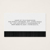 Werkstation voor Barber Shop Visitekaartje (Achterkant)