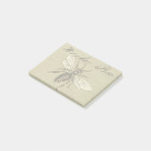  Werkster Bijen Insect Illustratie Antiek Post-it® Notes (Schuin)