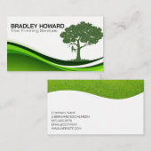 werkster die boom snoeit visitekaartje (Voorkant / Achterkant)