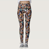Werkstress zwart leggings (Voorkant)