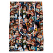 Werkstress zwart medium cadeauzakje (Achterkant)