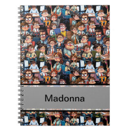 Werkstress zwart notitieboek