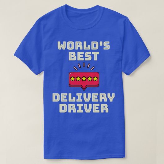Werkt best-leveringsstuurprogramma t-shirt (Design voorkant)