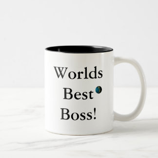 Werkt beste bos! tweekleurige koffiemok