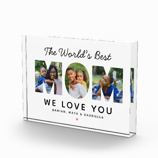 Werkt Beste Collage voor aangepaste moeders Fotoblokken (Rechts)