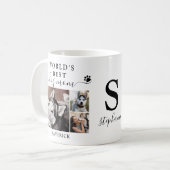 Werkt beste hond Mam schildert Afdrukken Monogram Koffiemok (Voorkant links)