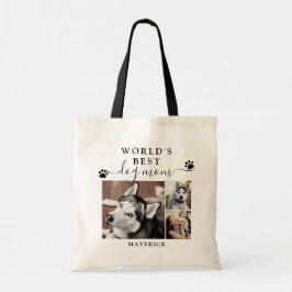 Werkt beste hond Mam schildert Manuscript 3 Foto Tote Bag