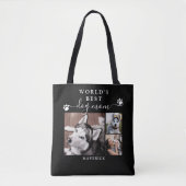 Werkt beste hond Mam Verschildert Manuscript 3 Fot Tote Bag (Voorkant)