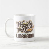 Werkt beste Librarian Gift Koffiemok (Links)