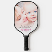 Werkt beste mama | Foto Pickleball Paddle (Voorkant)