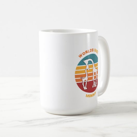 Werkt beste mama, Giraffes Koffiemok (Voorkant rechts)