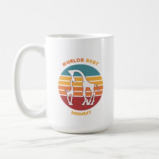 Werkt beste mama, Giraffes Koffiemok (Links)