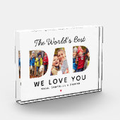 Werkt Beste pap Aangepast gezin Collage Fotoblokken (Links)