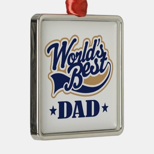 Werkt beste pap Ornament Keepomwille Gift (Rechts)