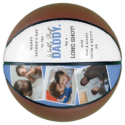 'Werkt beste papa' door een LONG SHOT! Basketbal (Voorkant)