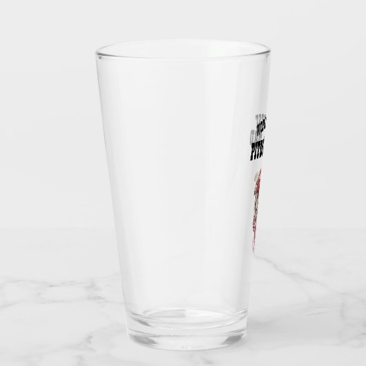 Werkt beste PITBULL DAD-Mok - Fun Dog Father Gift Glas (Rechts)