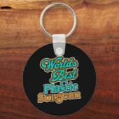 Werkt beste plastische chirurg Cosmetische chirurg Sleutelhanger (Voorkant)