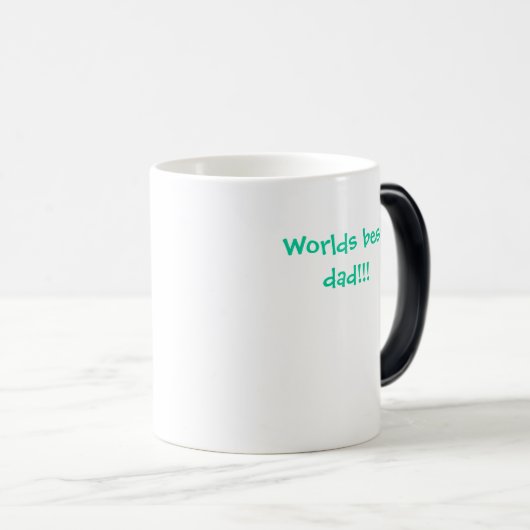 Werkt beste vader!!! magische mok (Voorkant rechts)