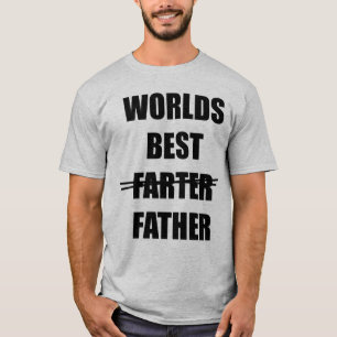 Werkt beste vader (vader) Humoureuze T-shirt