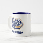 Werkt beste verzender tweekleurige koffiemok (Voorkant links)