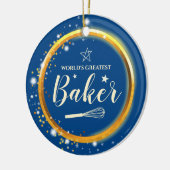 Werkt de beste bakkerij die met kerst bakken keramisch ornament (Links)