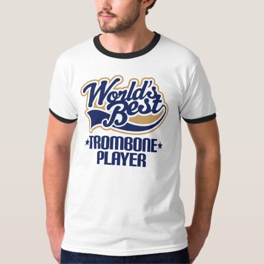 Werkt de Beste Gift van de Speler van de Trombone T-shirt (Voorkant)