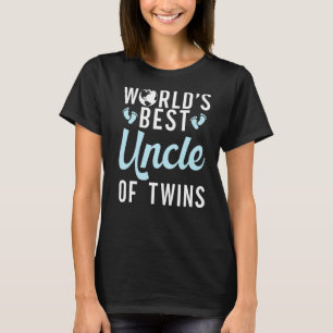 Werkt de beste oom van Twins Twin Oom T-shirt