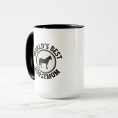 Werkt de beste paardenmoeder mok (Voorkant links)