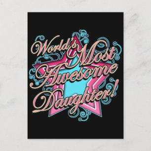 Werkt de Geweldige dochter Briefkaart