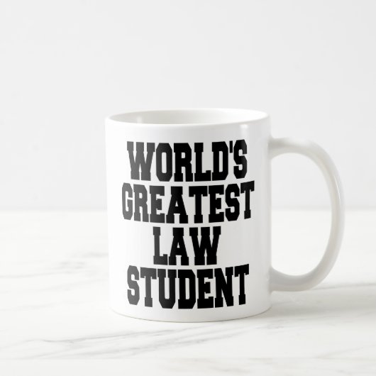 Werkt de grootste rechtenstudent koffiemok (Rechts)