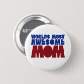 Werkt de meest Geweldige mam Ronde Button 5,7 Cm (Voorkant /achterkant)