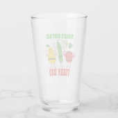 Werkt de meeste RAD VEGAN DAD Funny Vegatables Mus Glas (Achterkant)