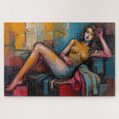 “Werkt deze” – Portret van Jasmine Legpuzzel (Horizontaal)